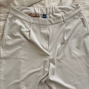 Old Navy Taylor Wide-Leg Cream Trousers (TALL) *worn once*